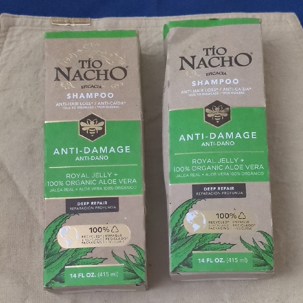 Tio Nacho Anti-Damage Shampoo with Aloe Vera - Green Now Only $15 For Both